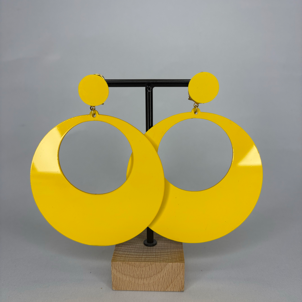 Pendientes Argollas Acetato Grandes