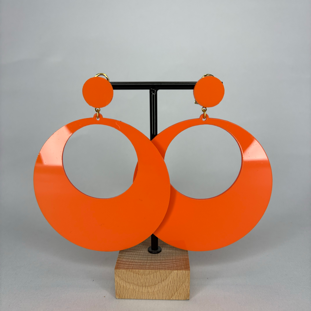 Pendientes Argollas Acetato Grandes