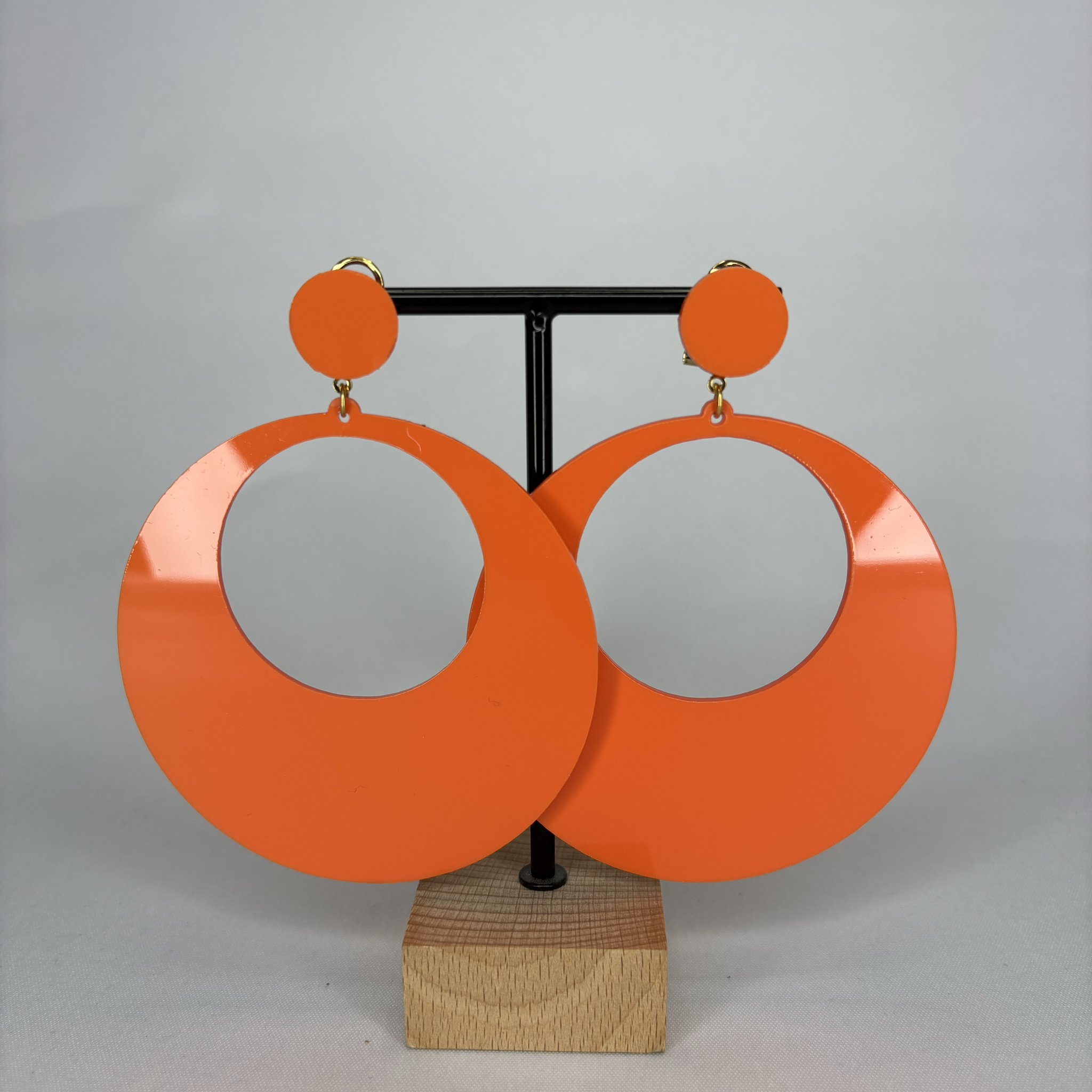 Pendientes Argollas Acetato Grandes
