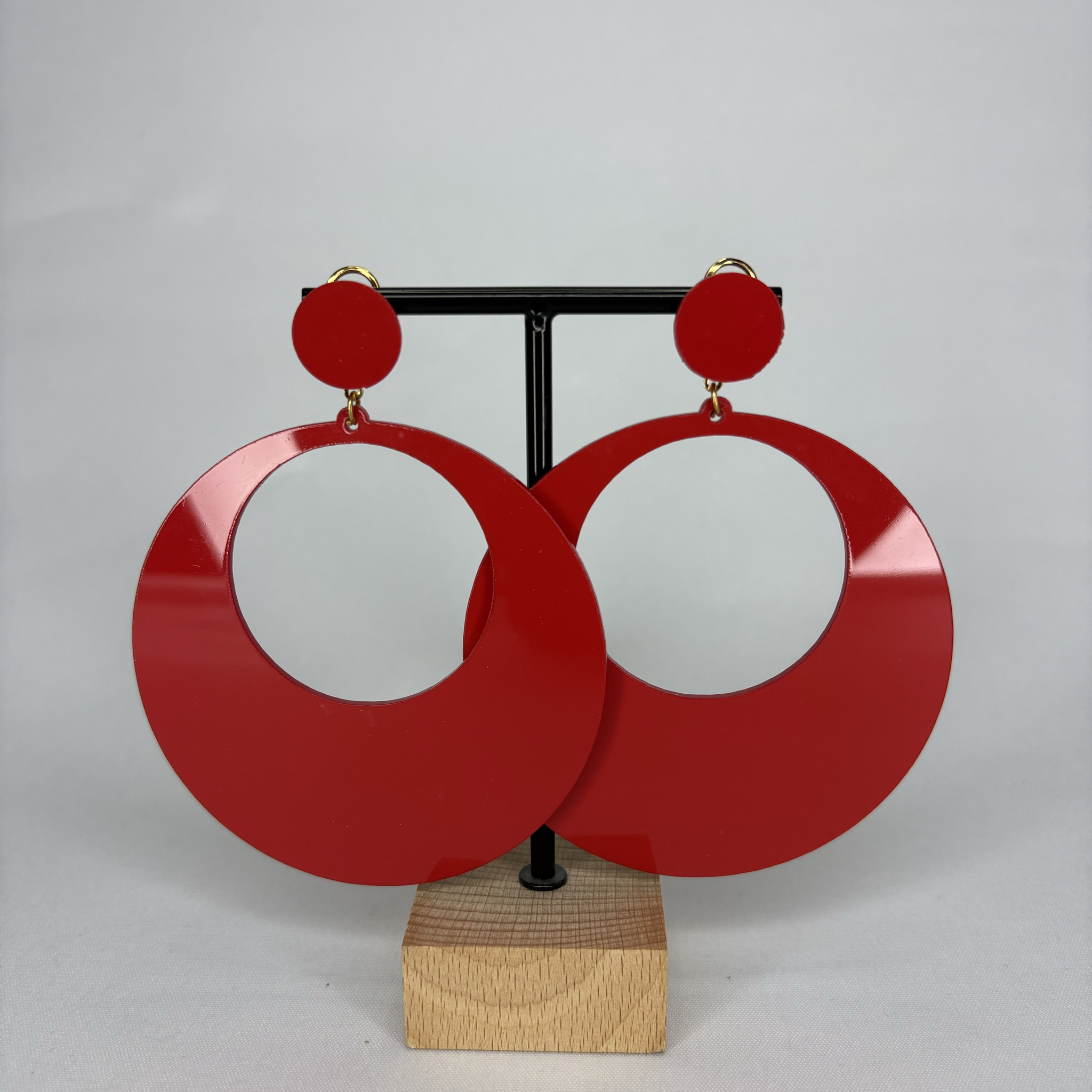 Pendientes Argollas Acetato Grandes