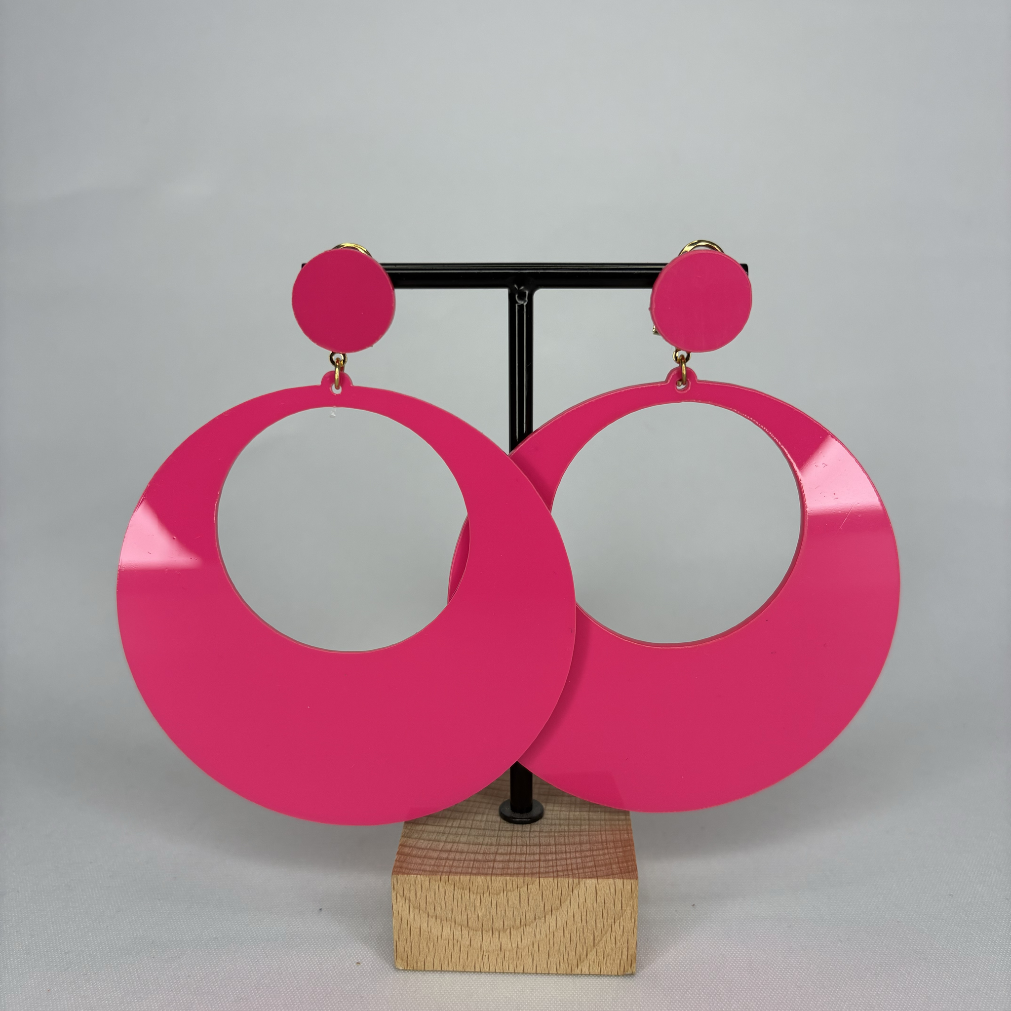 Pendientes Argollas Acetato Grandes