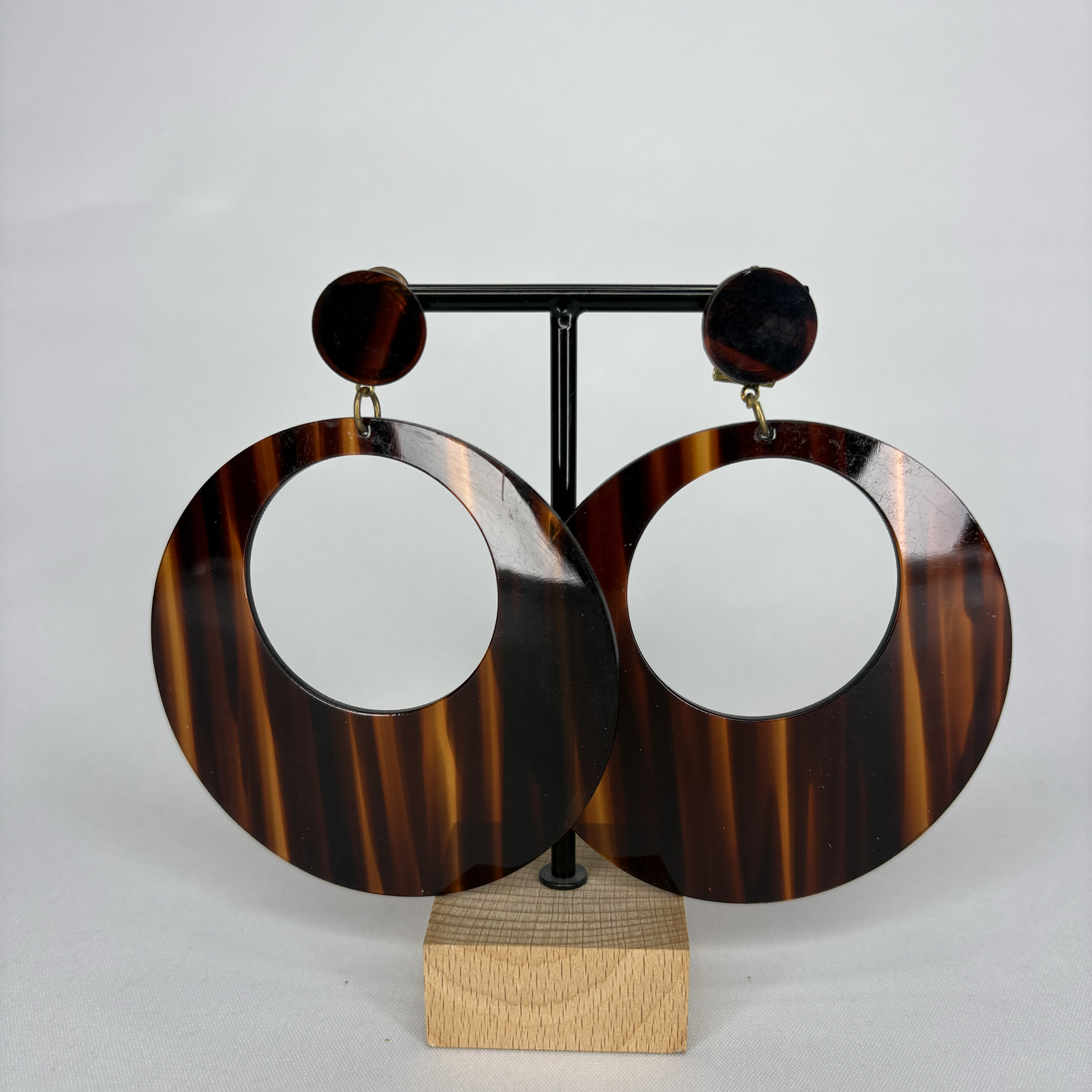 Pendientes Argollas Acetato Grandes