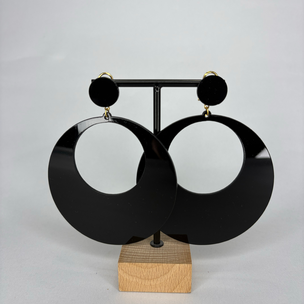 Pendientes Argollas Acetato Grandes