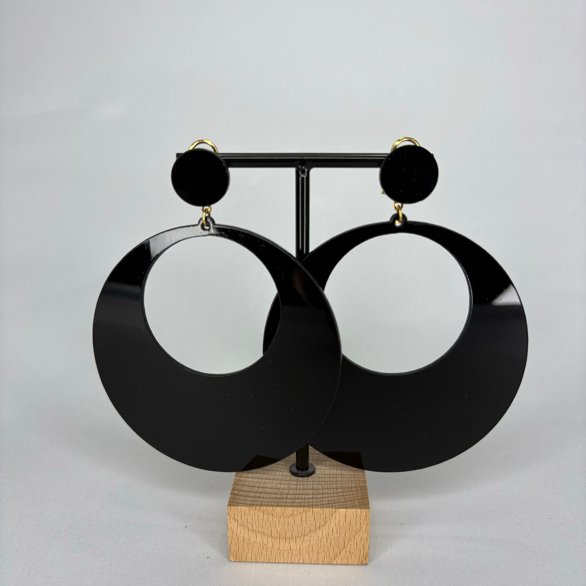 Pendientes Argollas Acetato Grandes