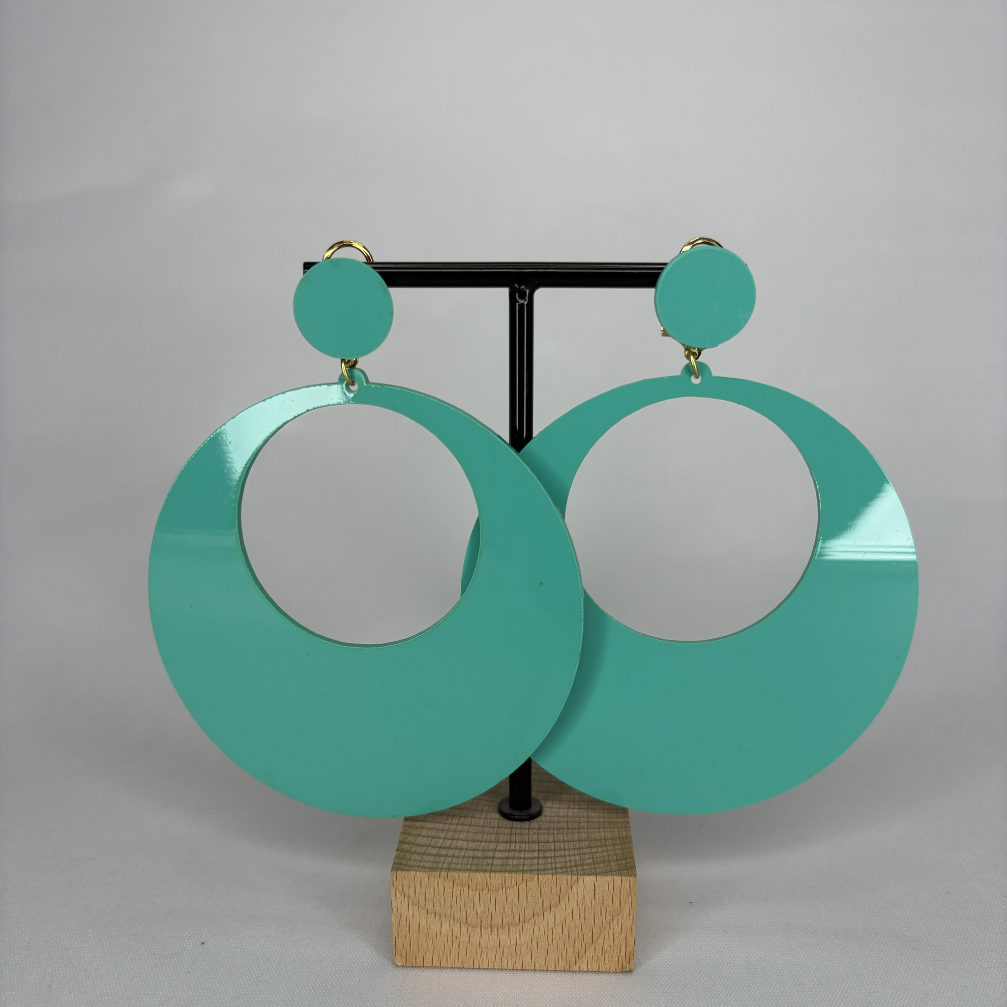 Pendientes Argollas Acetato Grandes