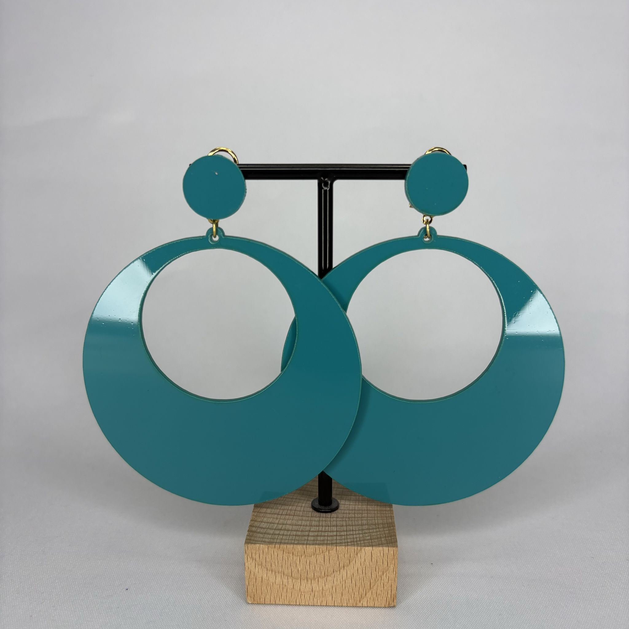 Pendientes Argollas Acetato Grandes