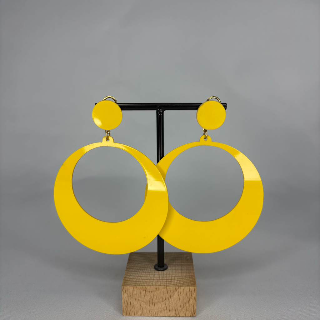 Pendientes Argollas Acetato Medianos