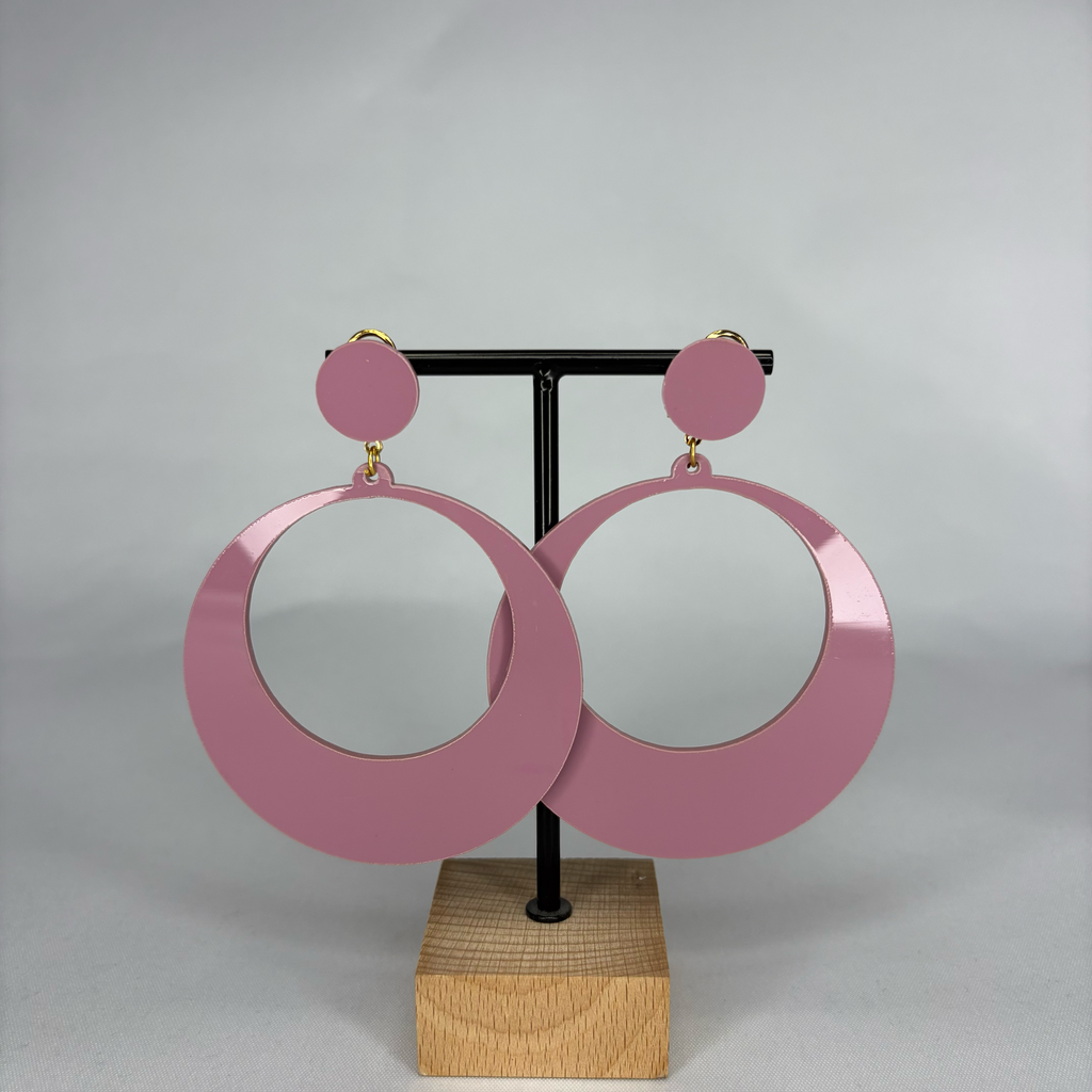 Pendientes Argollas Acetato Medianos