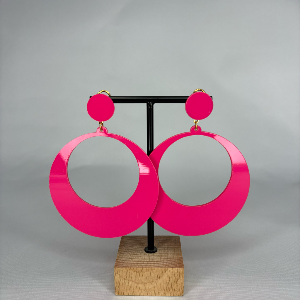 Pendientes Argollas Acetato Medianos