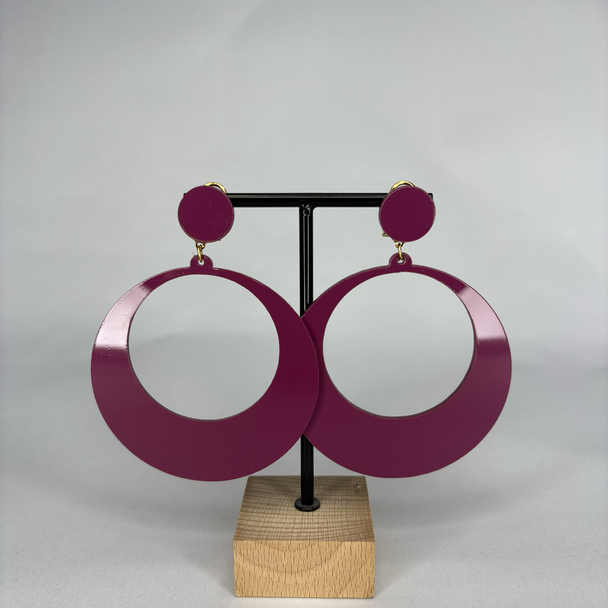 Pendientes Argollas Acetato Medianos