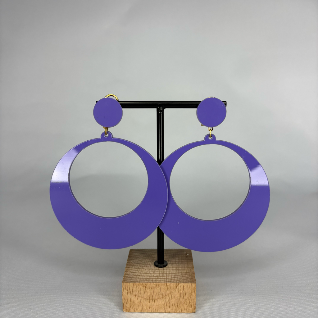 Pendientes Argollas Acetato Medianos