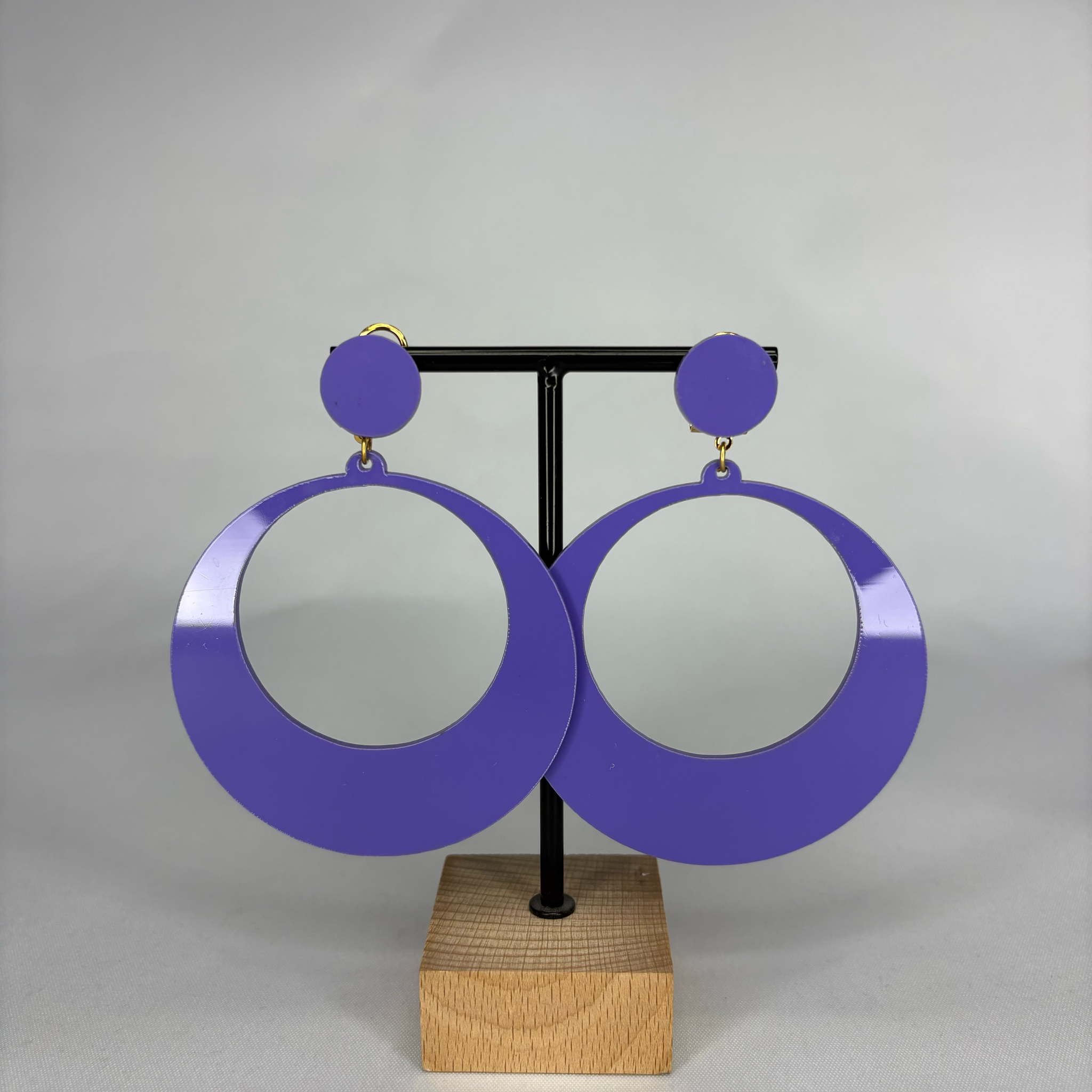 Pendientes Argollas Acetato Medianos