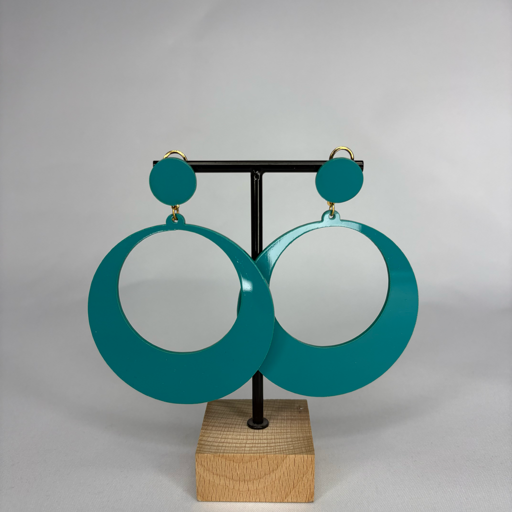 Pendientes Argollas Acetato Medianos