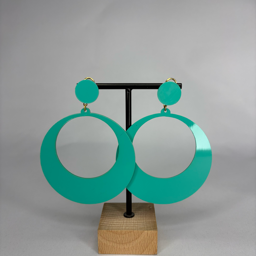 Pendientes Argollas Acetato Medianos