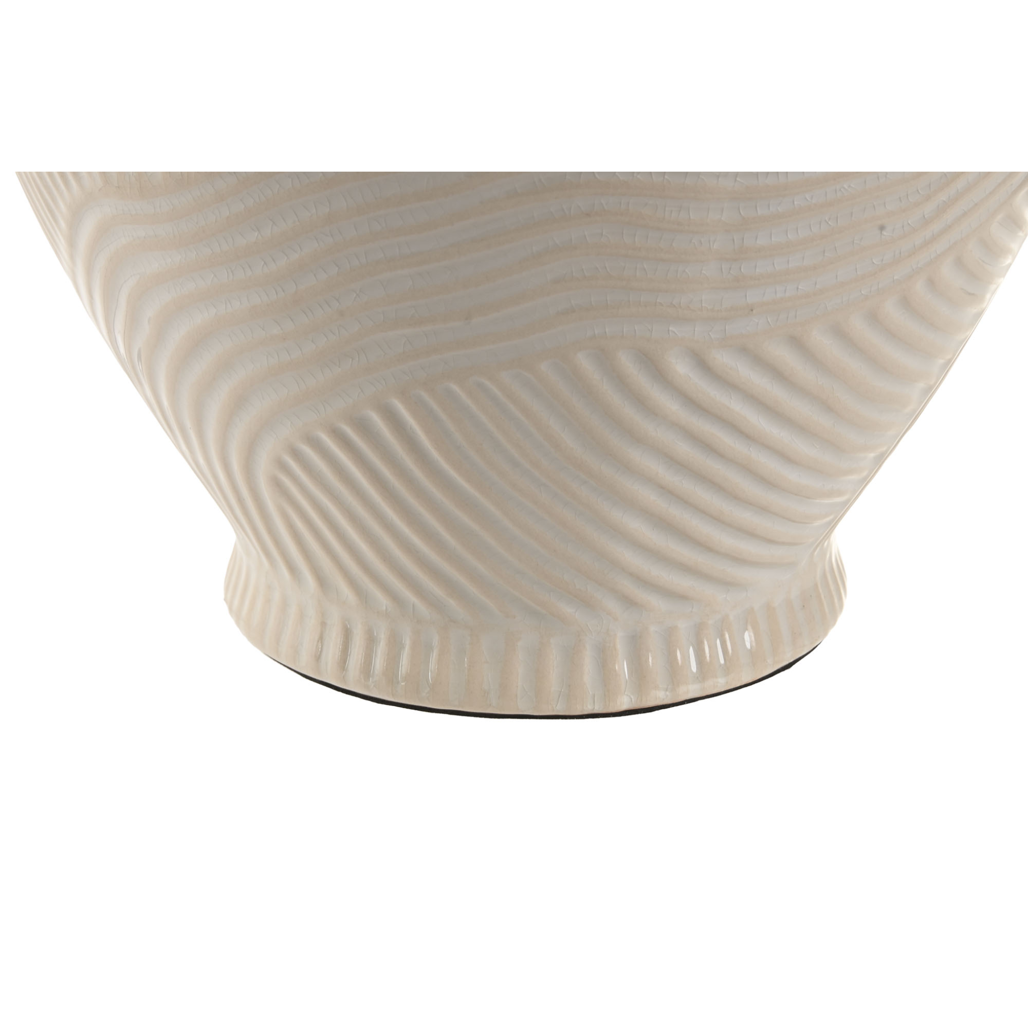 Lámpara de sobremesa ceramica beige