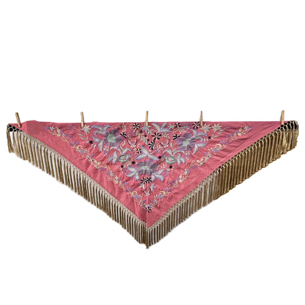 Mantoncillo Lola Coral - Oro 2