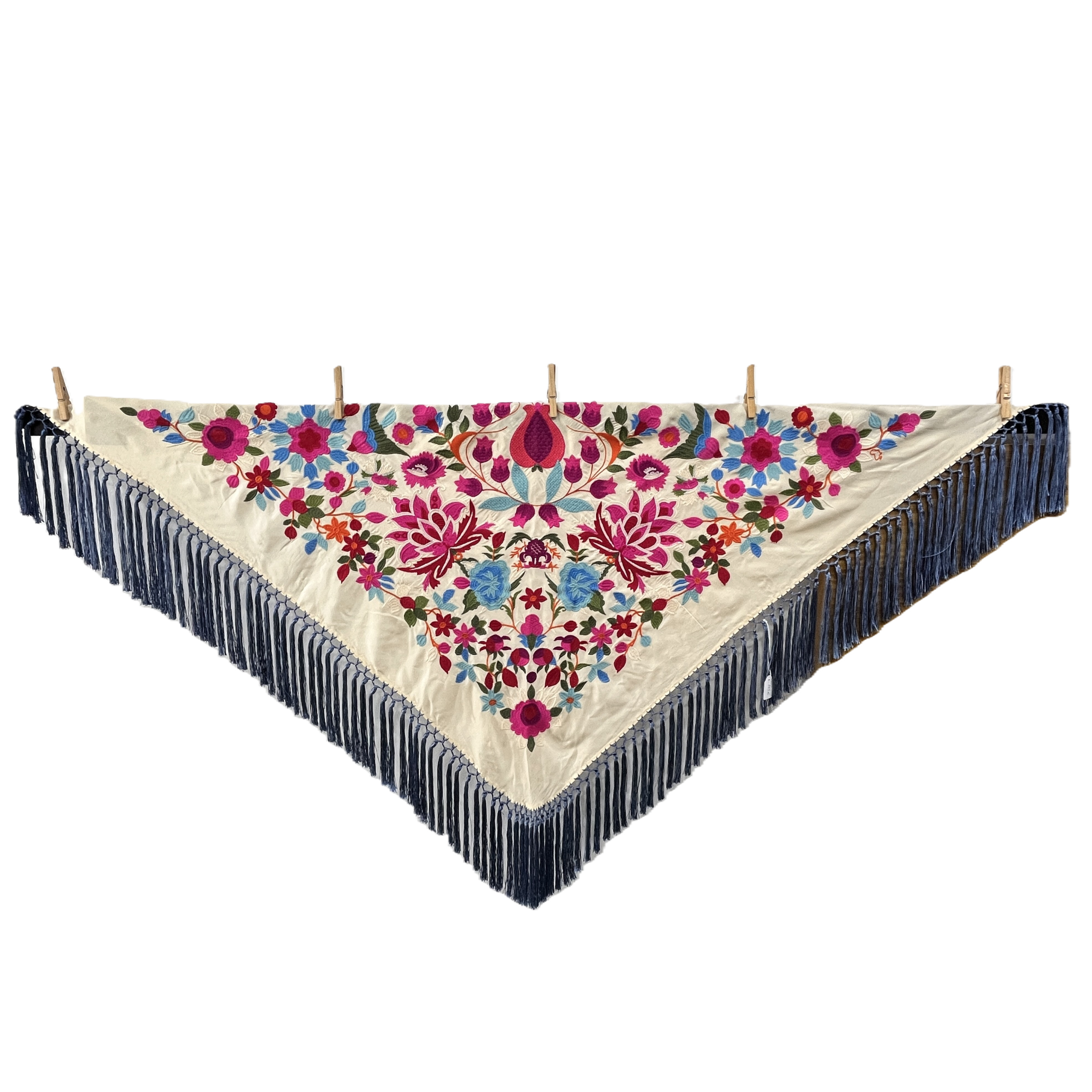 Mantoncillo Lola Marfil - Azul