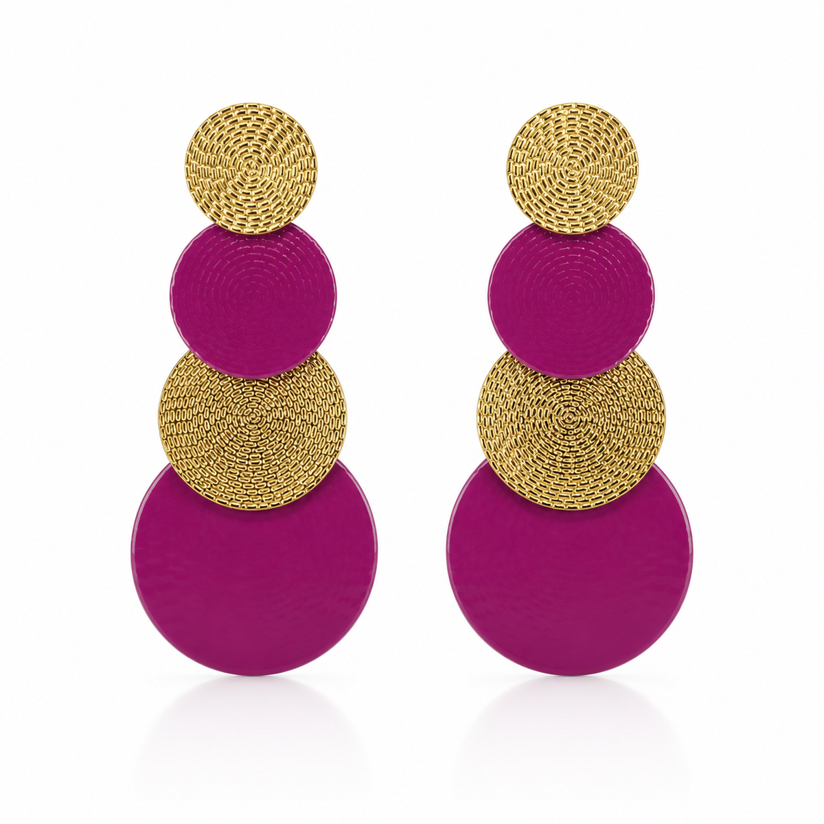 Pendientes Cuatro Lunas