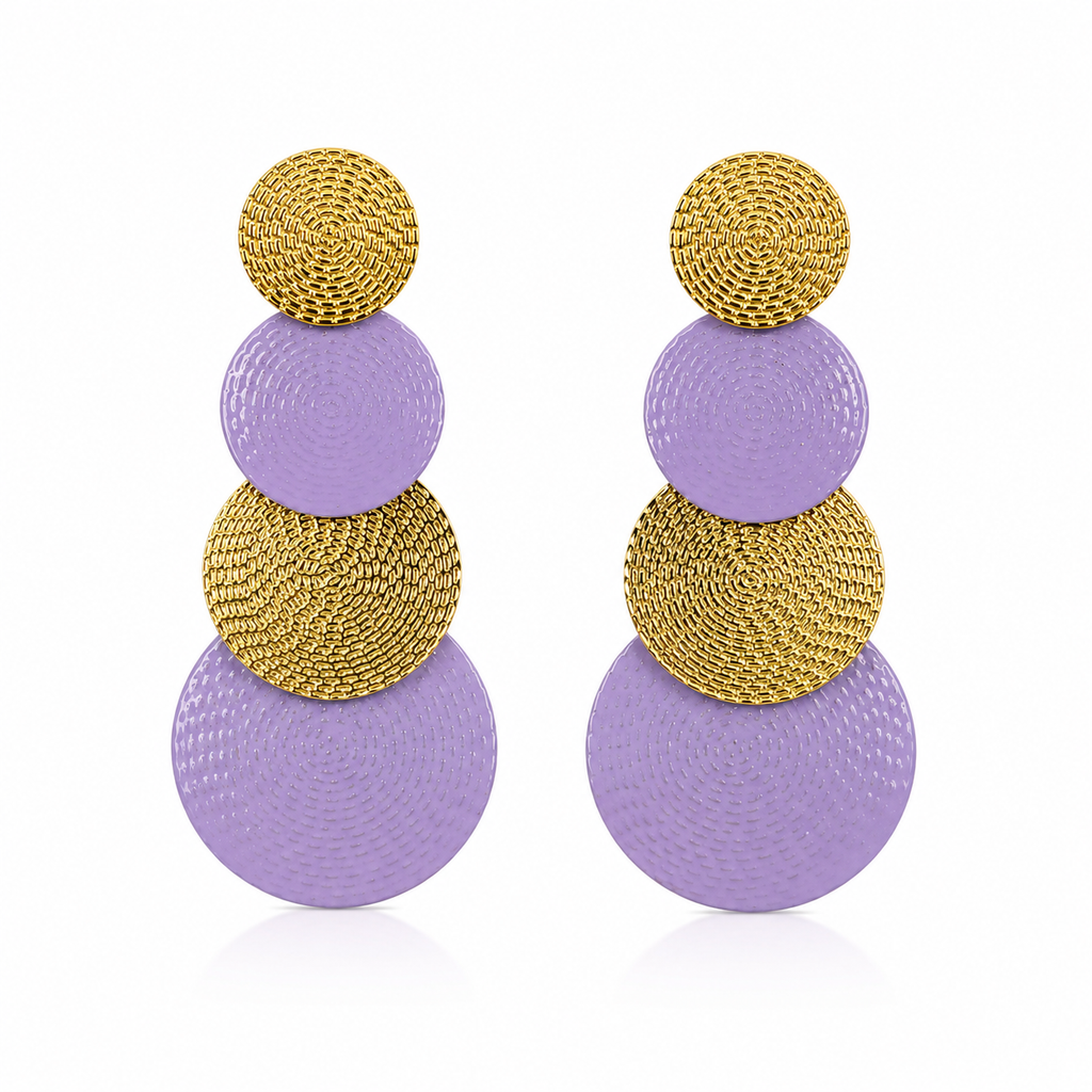 Pendientes Cuatro Lunas