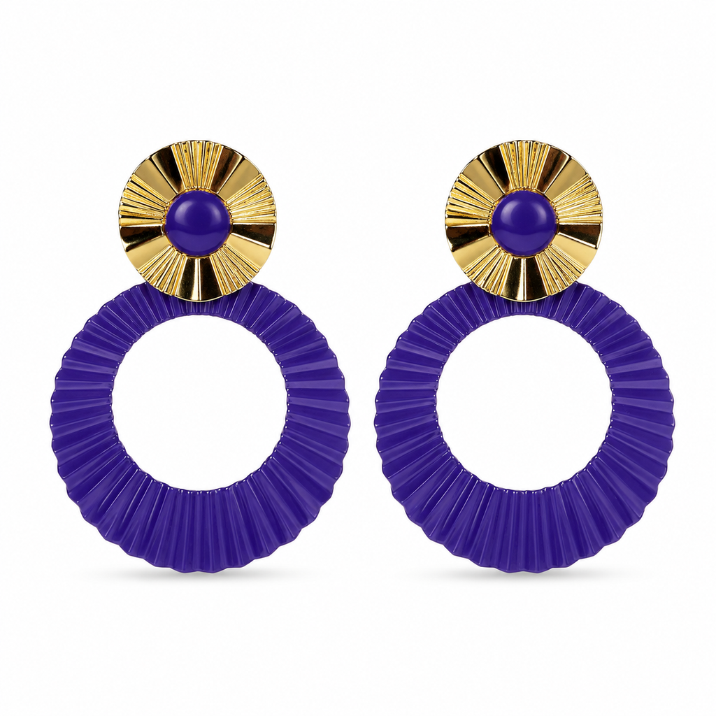 Pendientes Argolla Ondulada