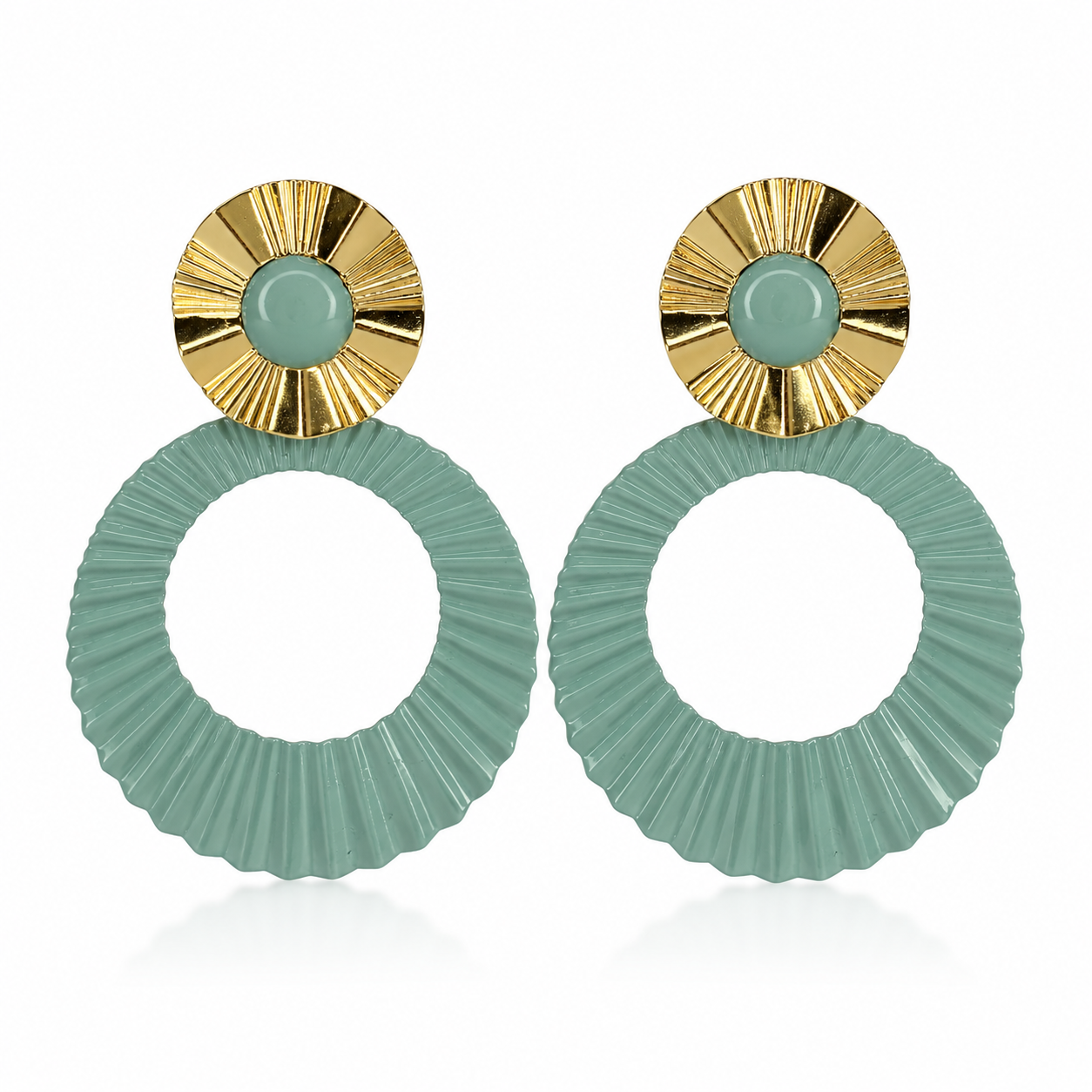 Pendientes Argolla Ondulada