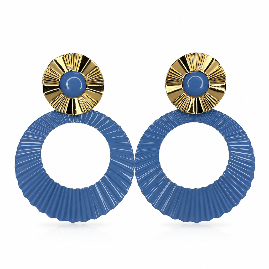 Pendientes Argolla Ondulada