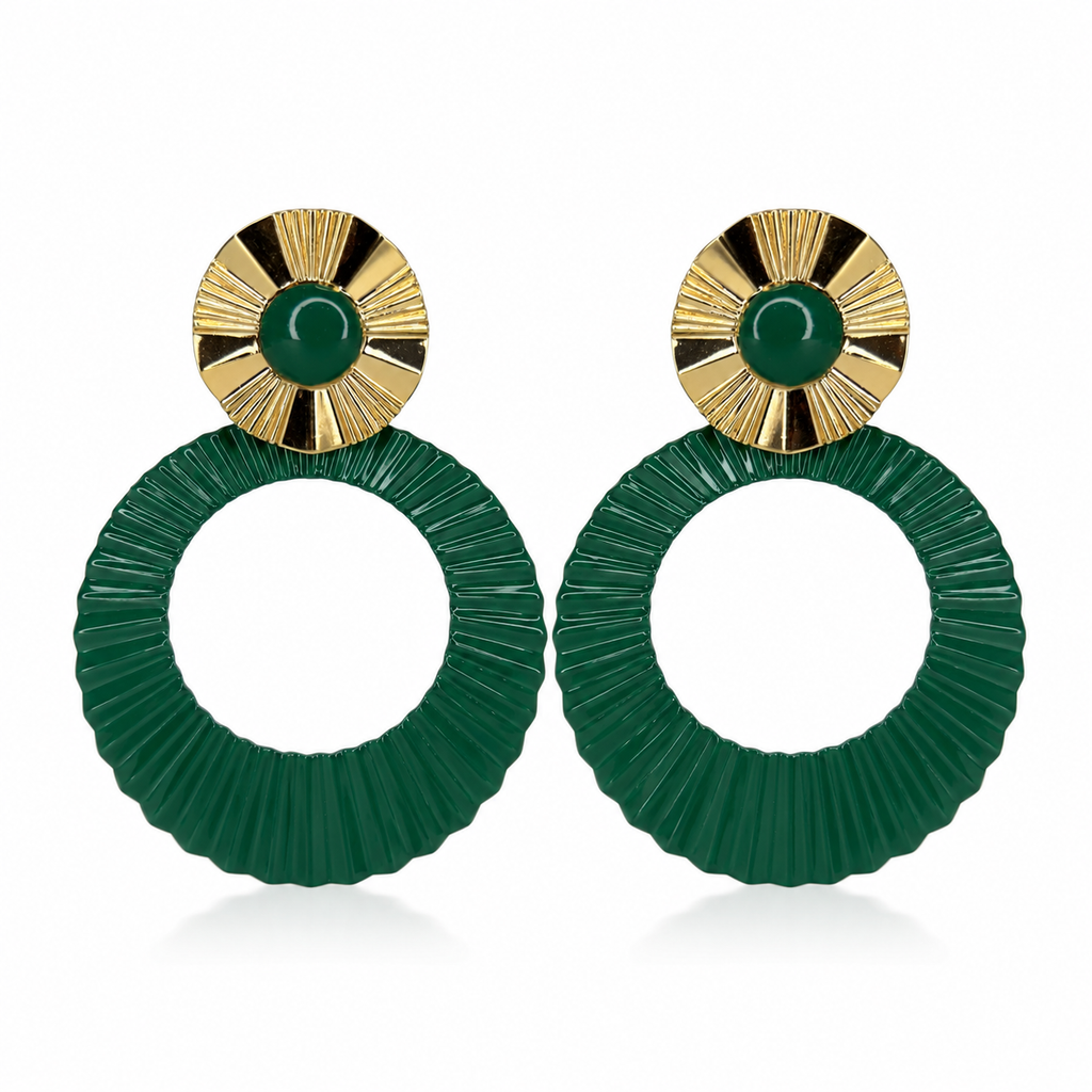 Pendientes Argolla Ondulada