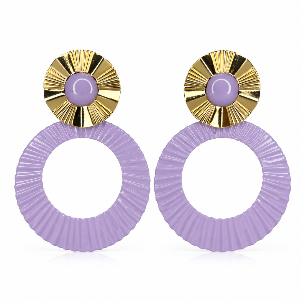 Pendientes Argolla Ondulada