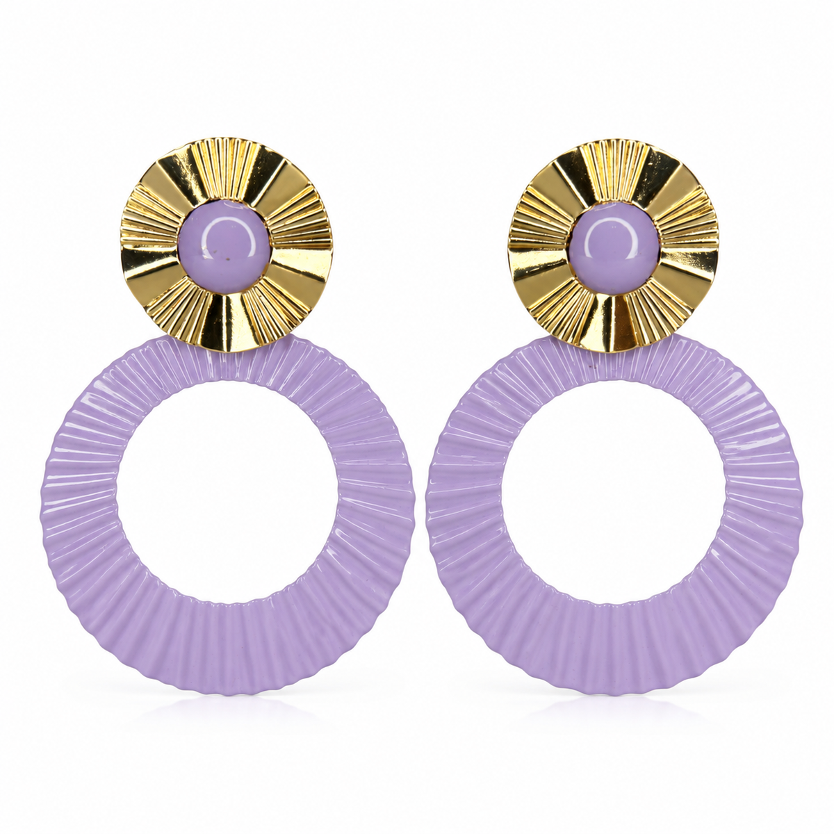 Pendientes Argolla Ondulada