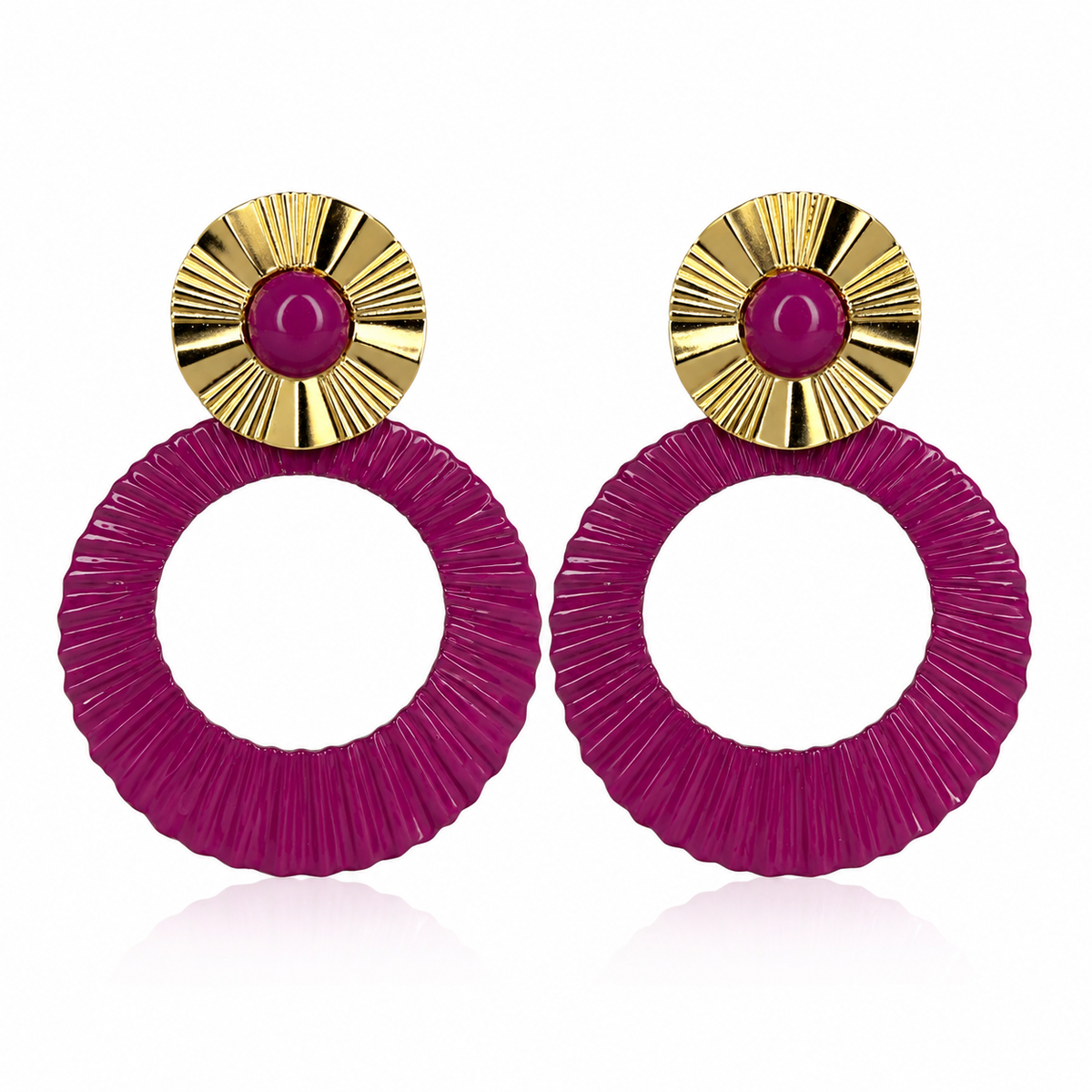 Pendientes Argolla Ondulada