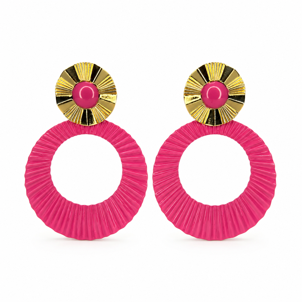 Pendientes Argolla Ondulada
