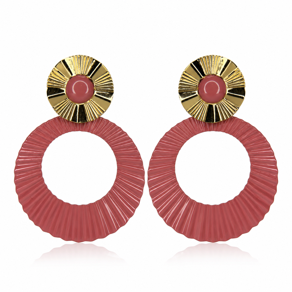 Pendientes Argolla Ondulada