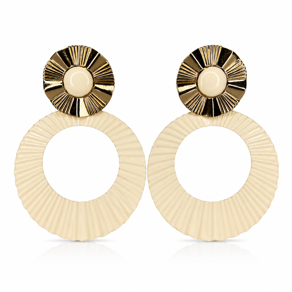 Pendientes Argolla Ondulada