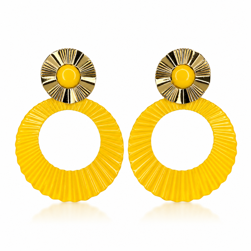 Pendientes Argolla Ondulada