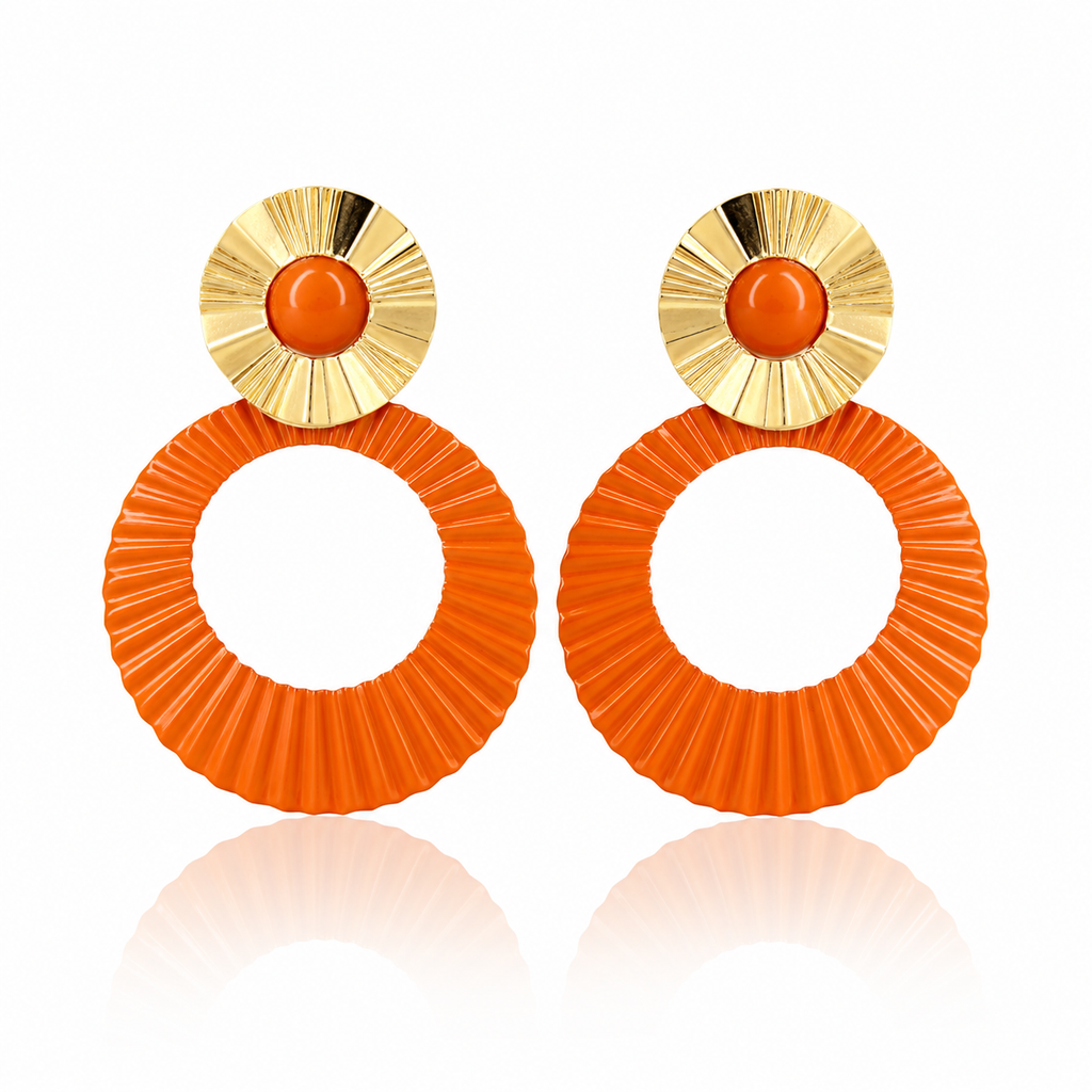 Pendientes Argolla Ondulada