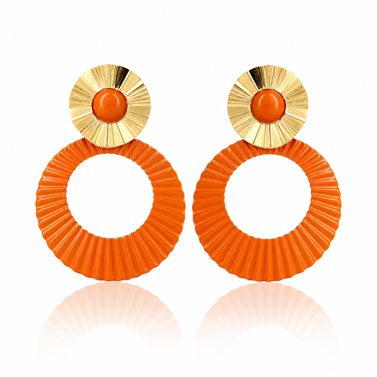 Pendientes Argolla Ondulada