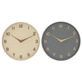 Reloj de pared Beige / Azul