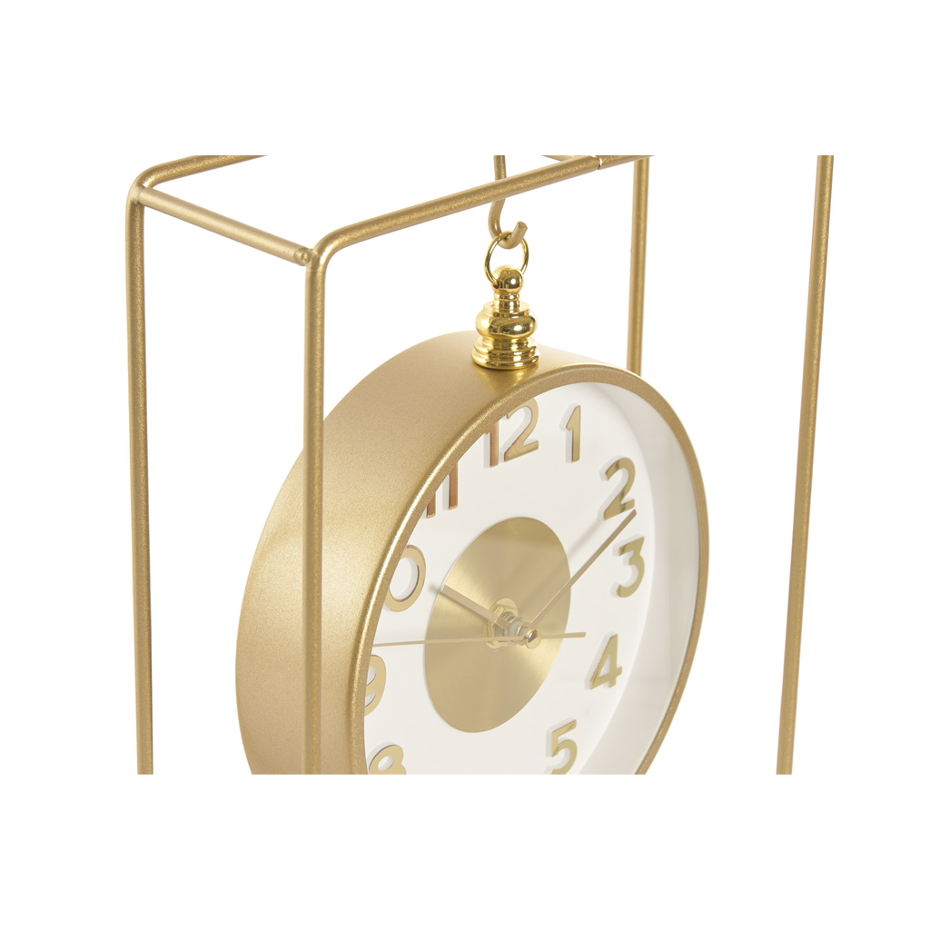Reloj de sobremesa dorado