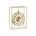 Reloj de sobremesa dorado