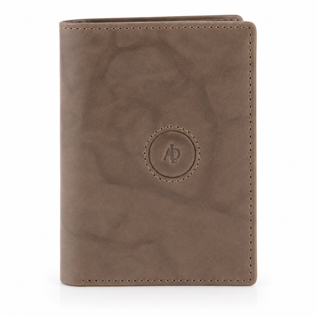 Cartera vertical de hombre de piel Root