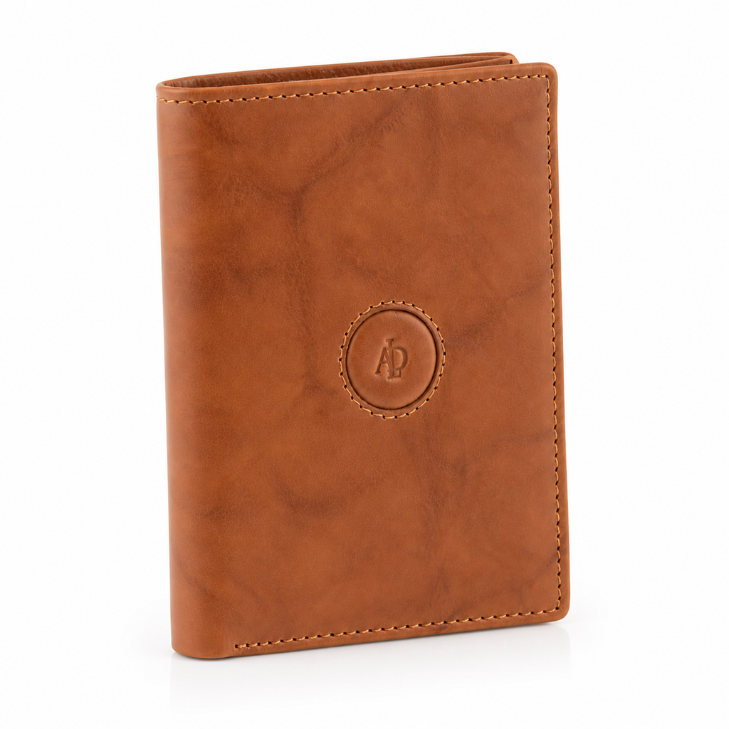 Cartera vertical de hombre de piel Root