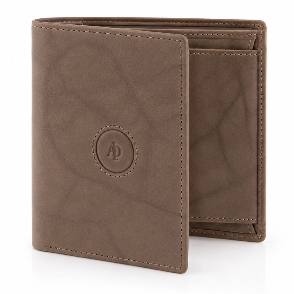 Cartera vertical de hombre de piel Root