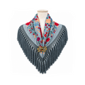 Mantoncillo de Flamenca Taj Mahal Gris – Cuadrado