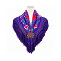 Mantoncillo de Flamenca Taj Mahal Morado – Cuadrado