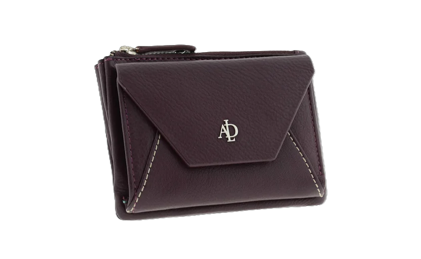 Cartera Lettera Berenjena