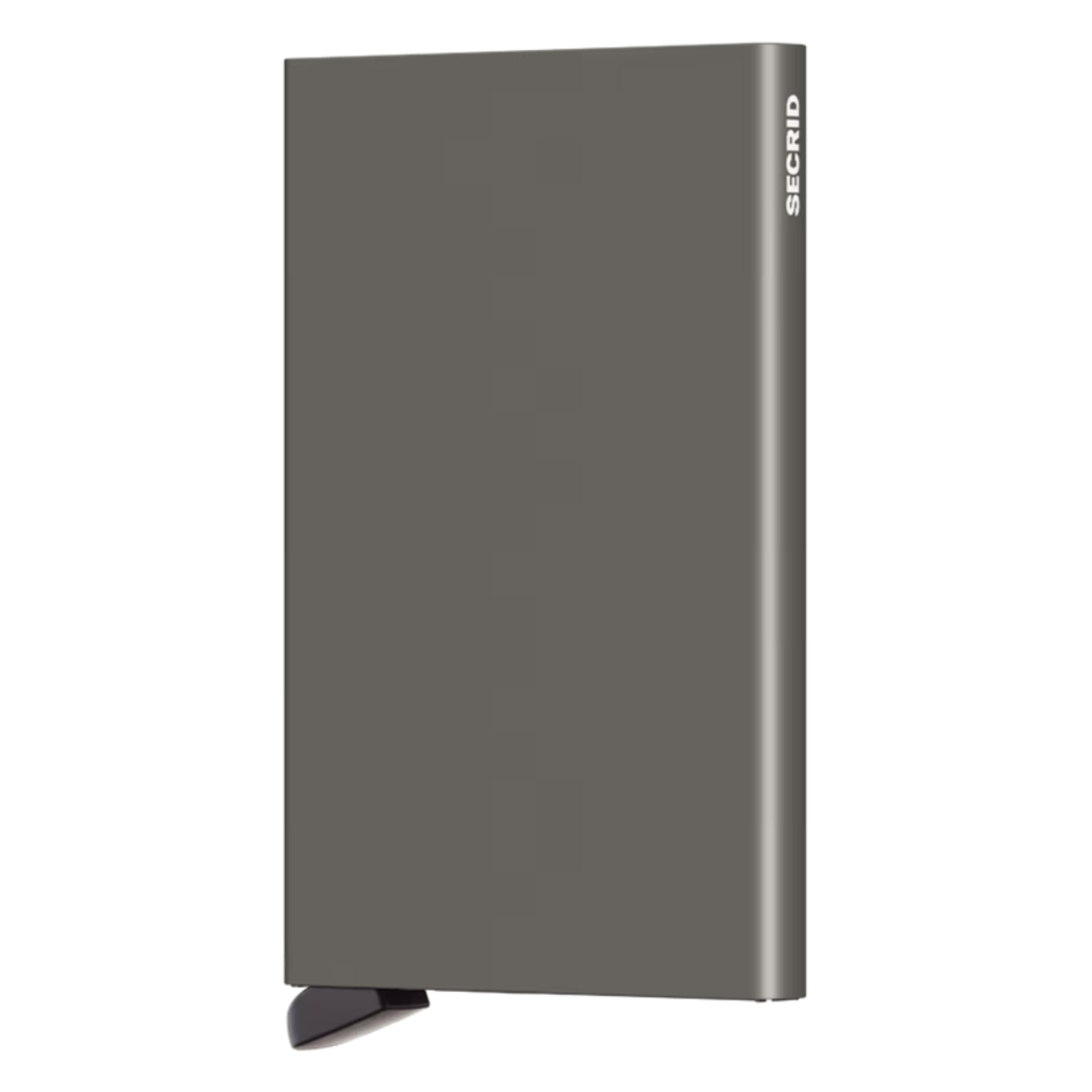 Tarjetero Secrid Aluminio Gris