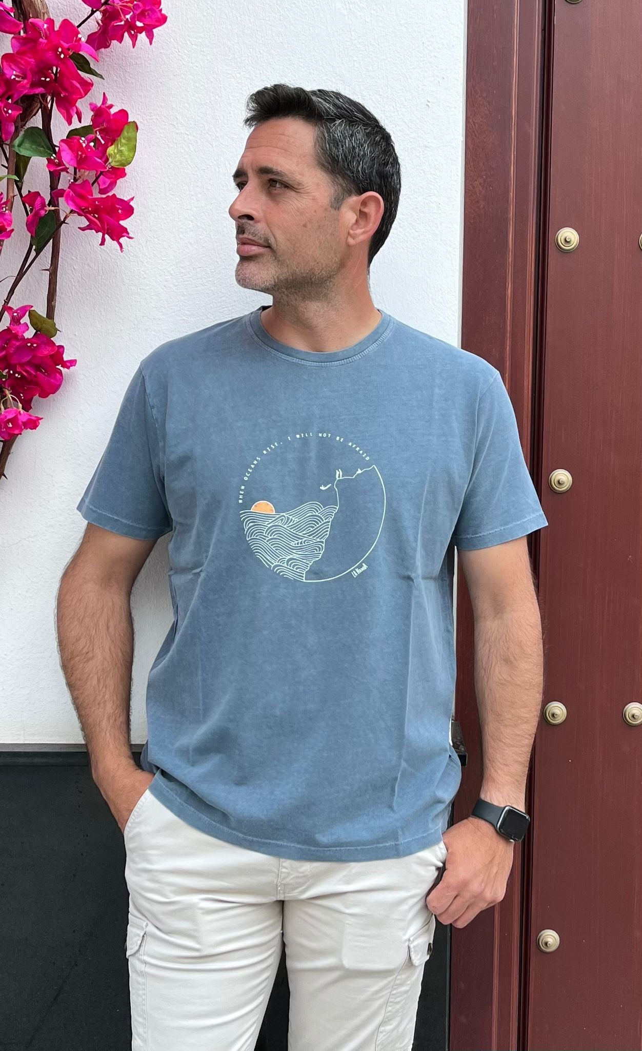 Camiseta Salto Azul noche