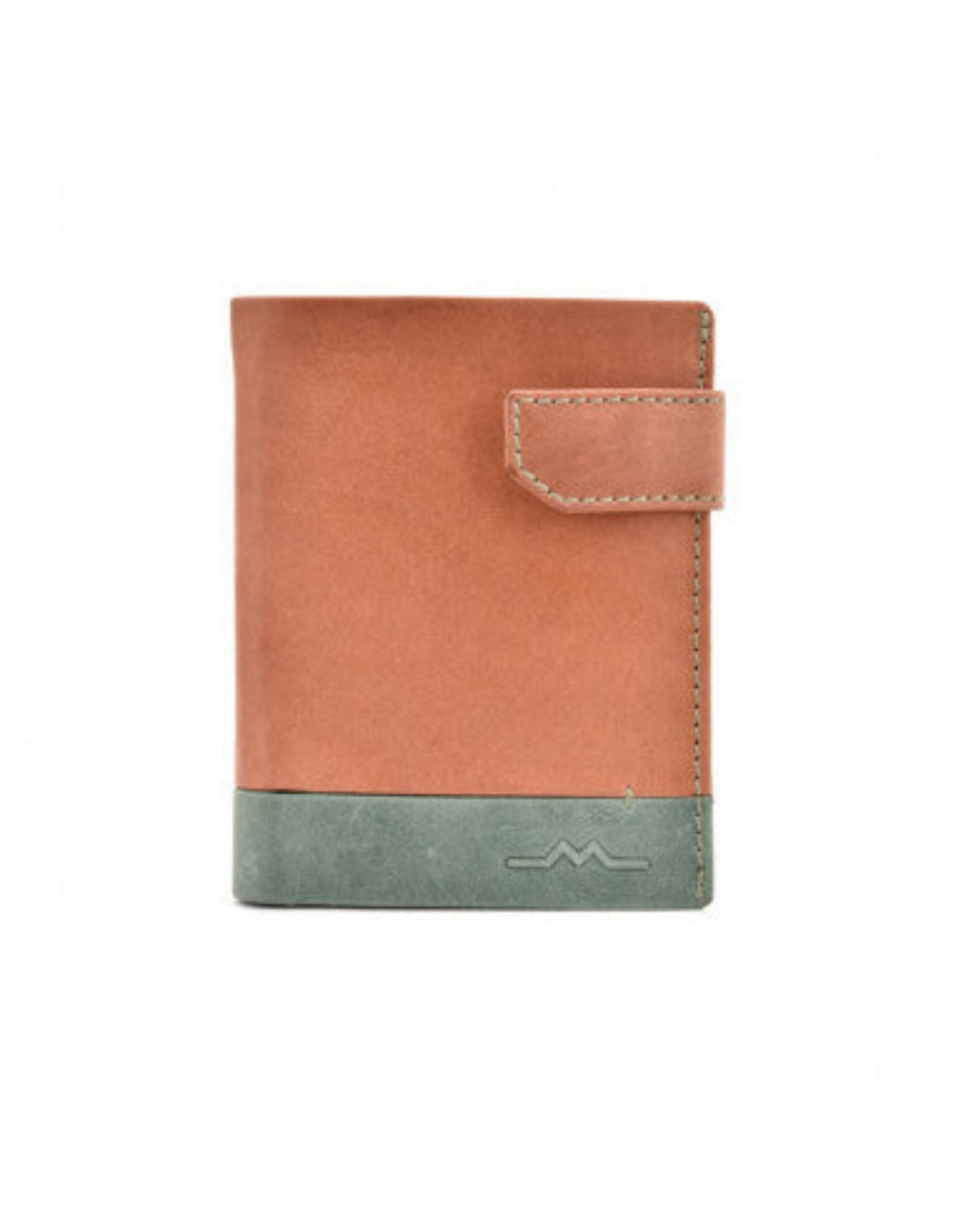 Cartera MP vertical habana/verde