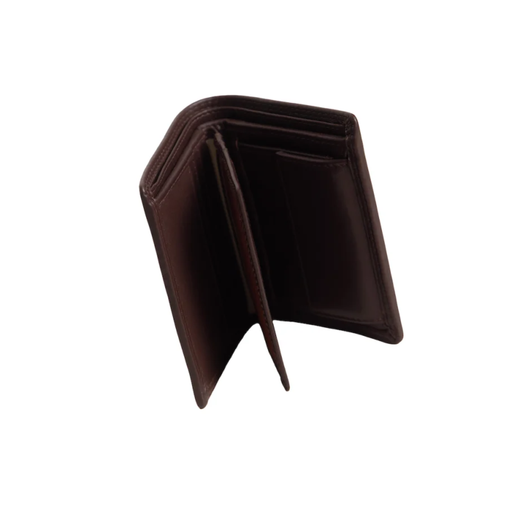 Cartera MP vertical con monedero marron