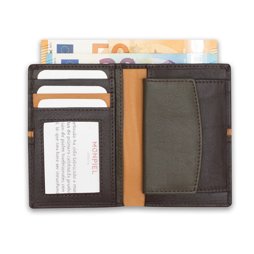 Cartera MP 2 rayas marron